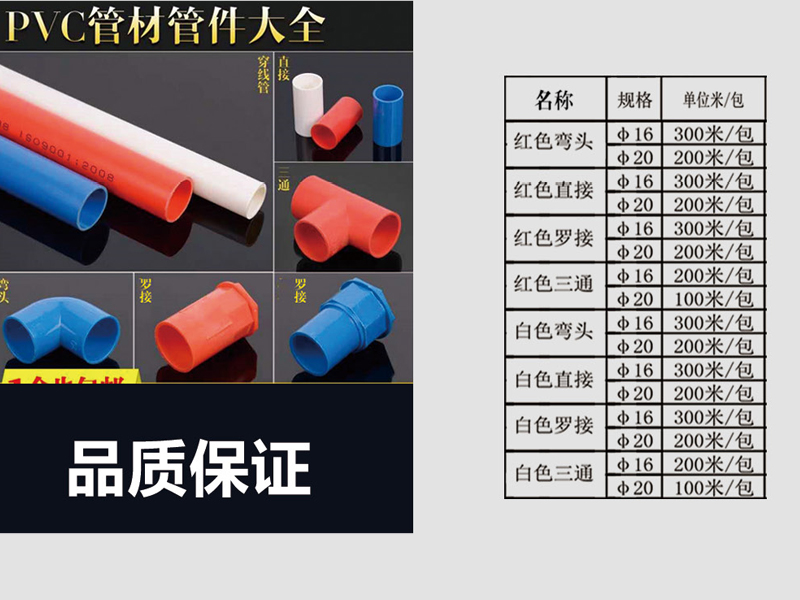 pvc管材管件